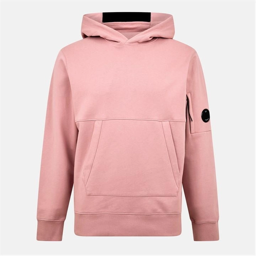 CP Company Men's Micro Lens Over-the-head Hoodie - Pink